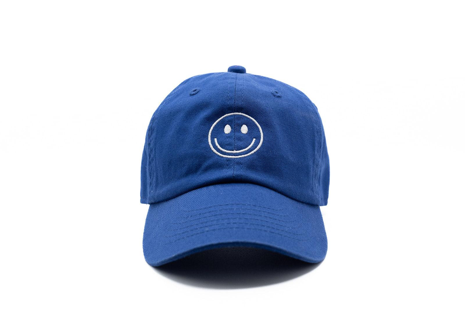 Royal Blue Smiley Face Hat | Rey to Z