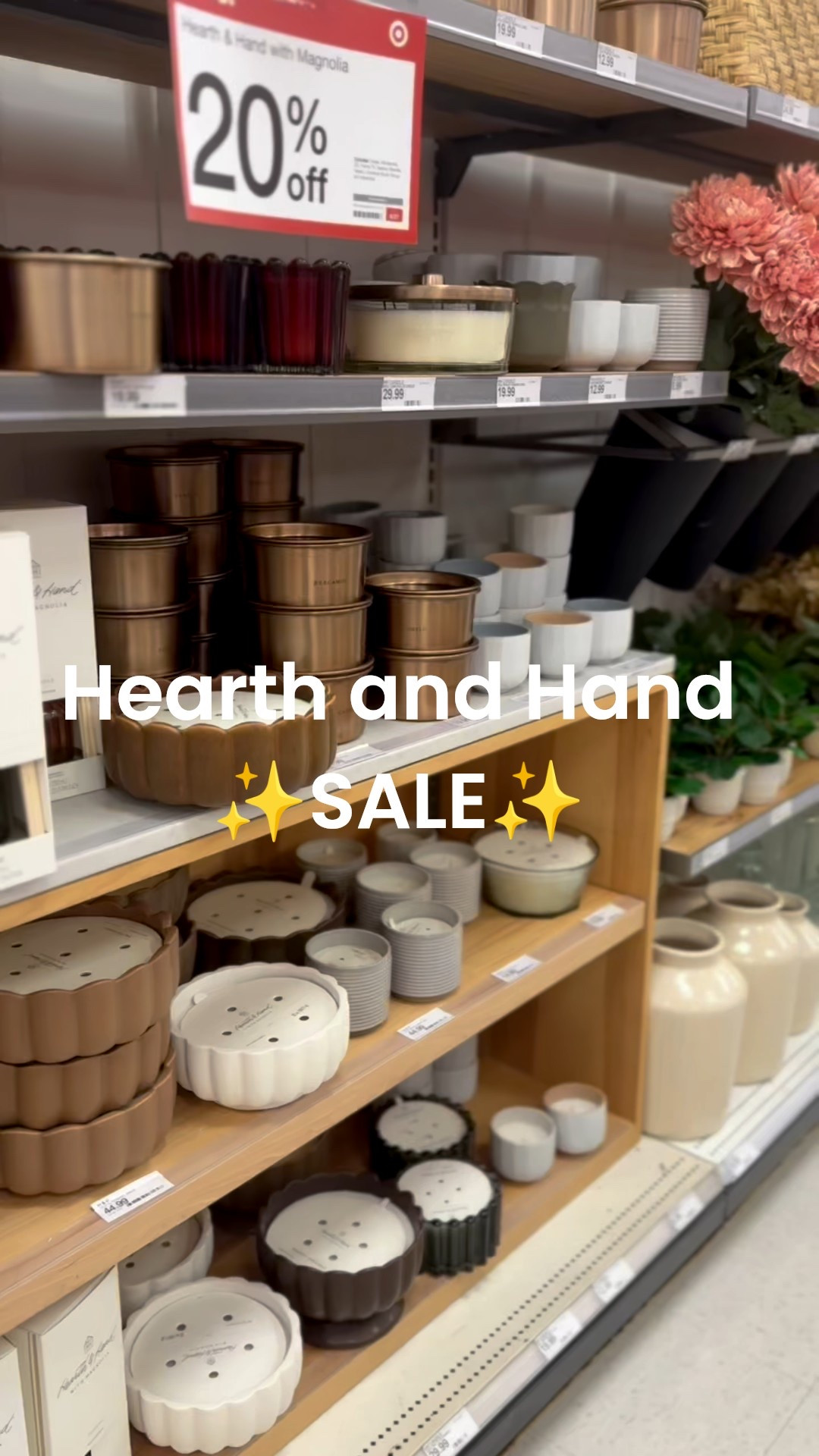Magnolia on a sale, say what!?! ✨ The Hearth & Hand collection at Target is 20% OFF right now, and you already know I couldn’t resist. From cozy accents to timeless pieces, this sale is the perfect excuse to refresh your home ✨🛋️

Who else is adding this to cart before the deal ends? Let me know what you are grabbing! 🛒 

#TargetHome #HearthAndHand #TargetStyle #cozyhomedecor  #mycozyhome  
#hearthandhand  #hearthandhandwithmagnolia  
#targetfinds  #modernfarmhouse  #neutralhome  
#homedecor  #interiordesign  #instahome #decorinspo  #salealert  #everydaysavvymom

#LTKSaleAlert #LTKFallSale #LTKHome