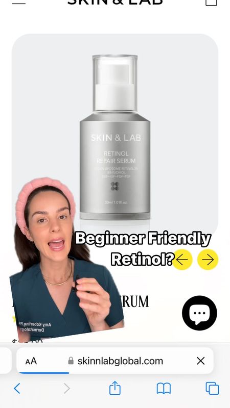 The beginner, sensitive skin friendly retinol you’ve been waiting for 

The @skinnlab_global Retinol Repair Serum is the perfect serum for retinol beginners or sensitive skin types. AD 

Start only a few nights per week, increasing as tolerated and follow with a supportive moisturizer and you’ll be able to enjoy the retinol benefits without the irritation. 

#skinnlab #digintoyourskin #skinfam #koreanretinol 