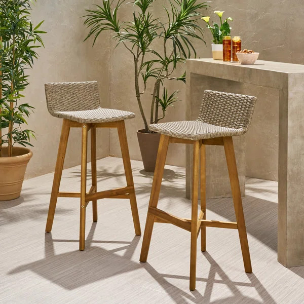 Oxendine 30.75" Bar Stool | Wayfair Professional