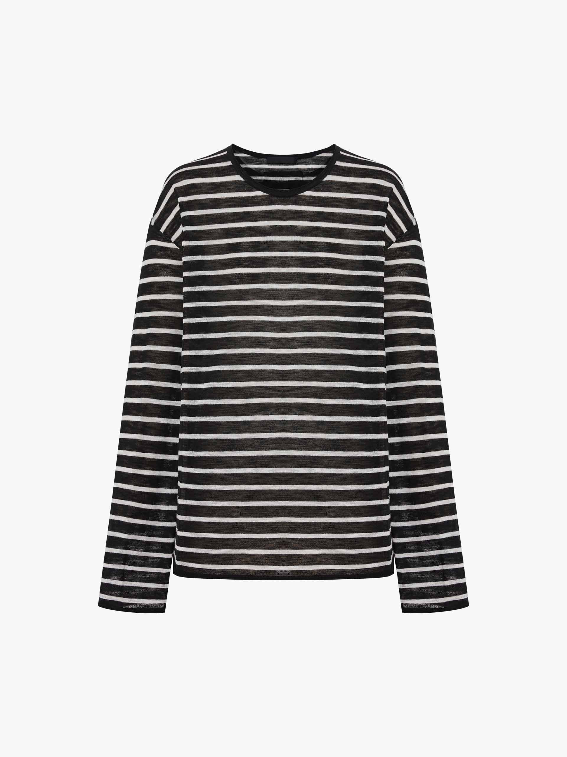 MO&Co. Women's Lightweight Striped Knitted Top | MO&Co.