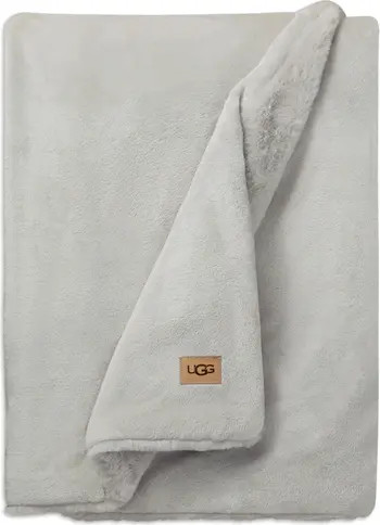 Coastline Faux Fur Throw Blanket | Nordstrom