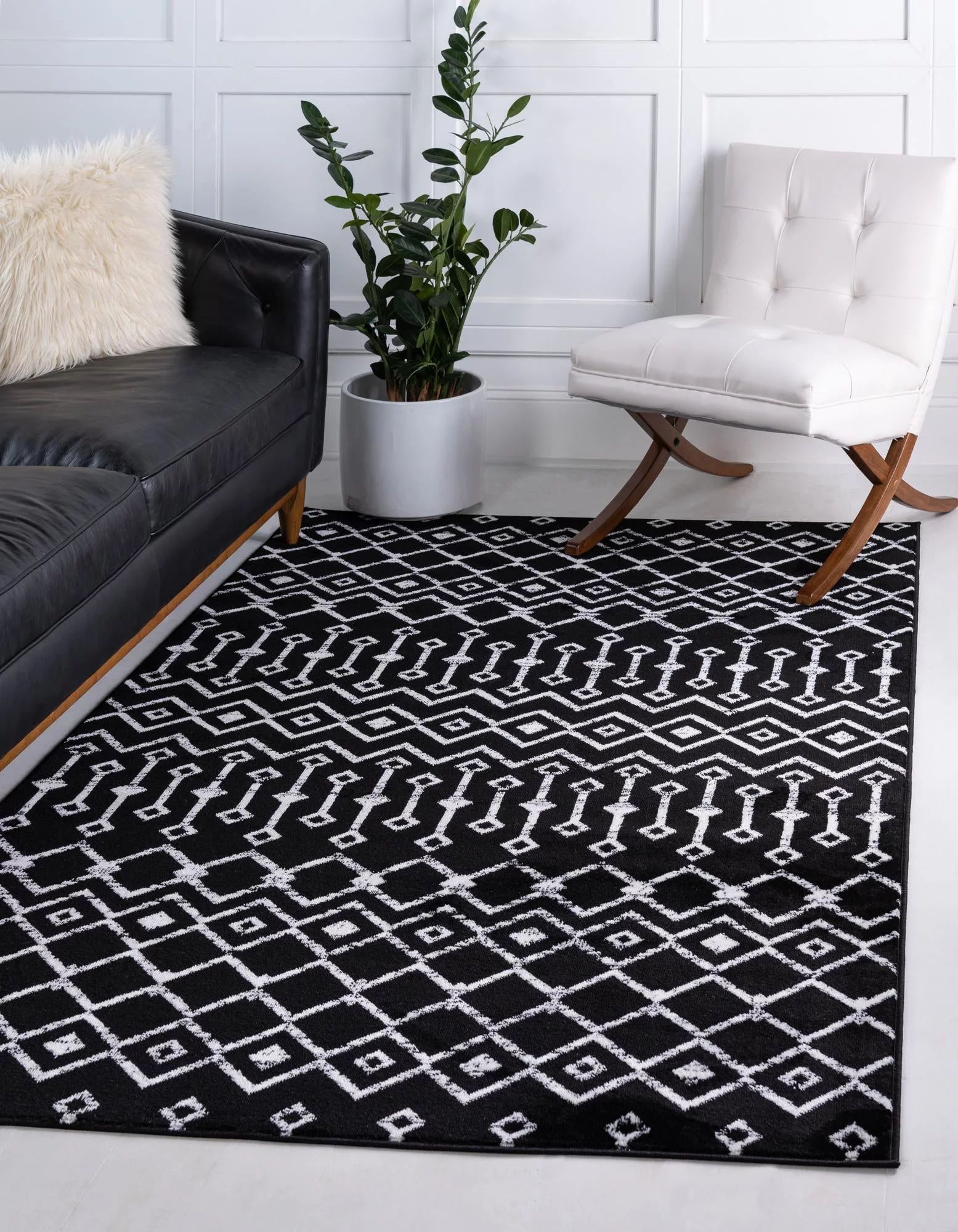 Rugs.com Kasbah Trellis Collection Rug – 2' x 3' Low Pile Rug Perfect For Entryways, Kitchens, ... | Walmart (US)