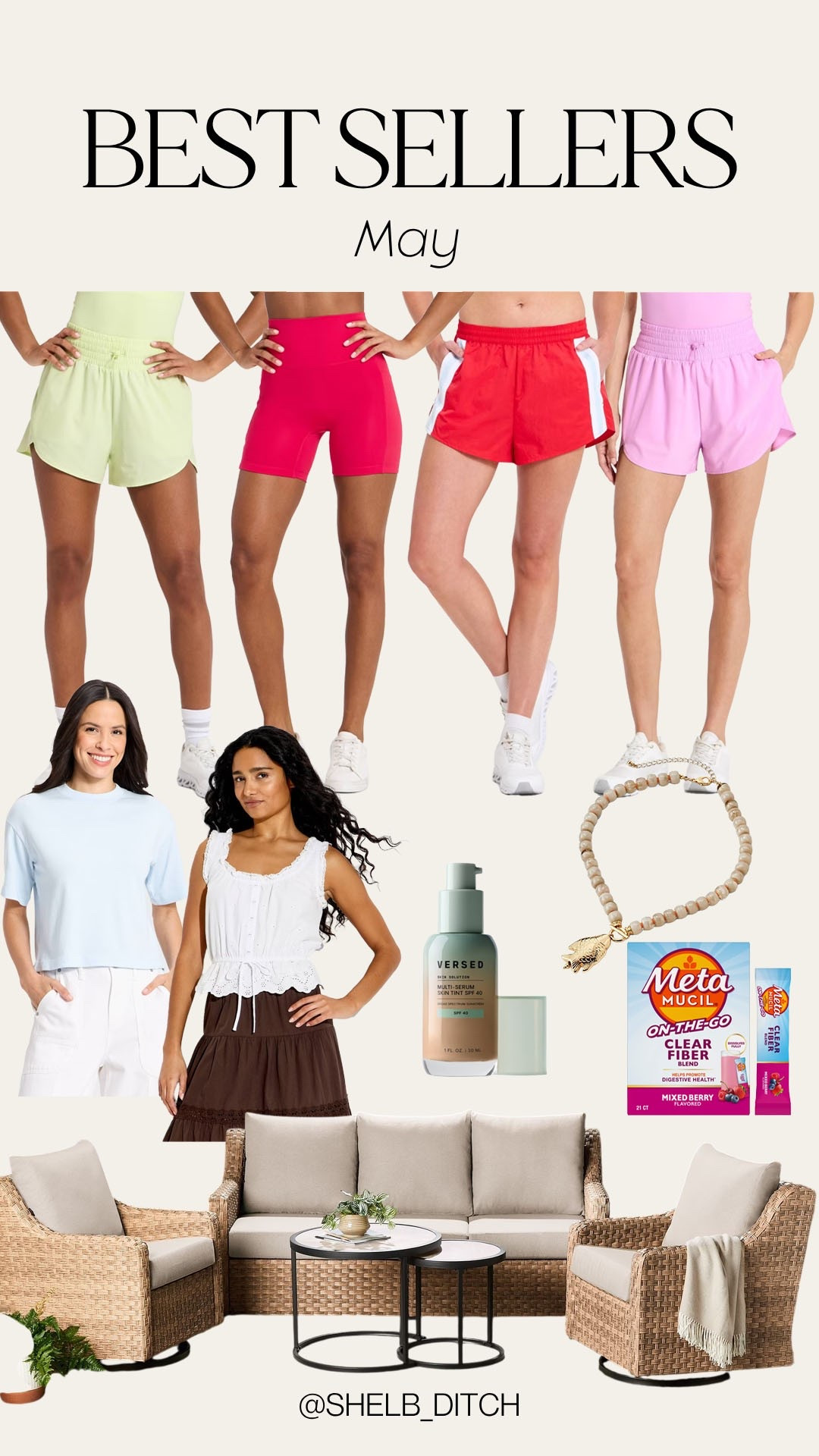 May best sellers. Monthly best sellers. Target active shorts. Target fashion. Target basic tee. Target eyelet summer top. Target beaded necklace. Walmart finds. Walmart home. Walmart patio set.

#LTKSeasonal #LTKHome #LTKActive