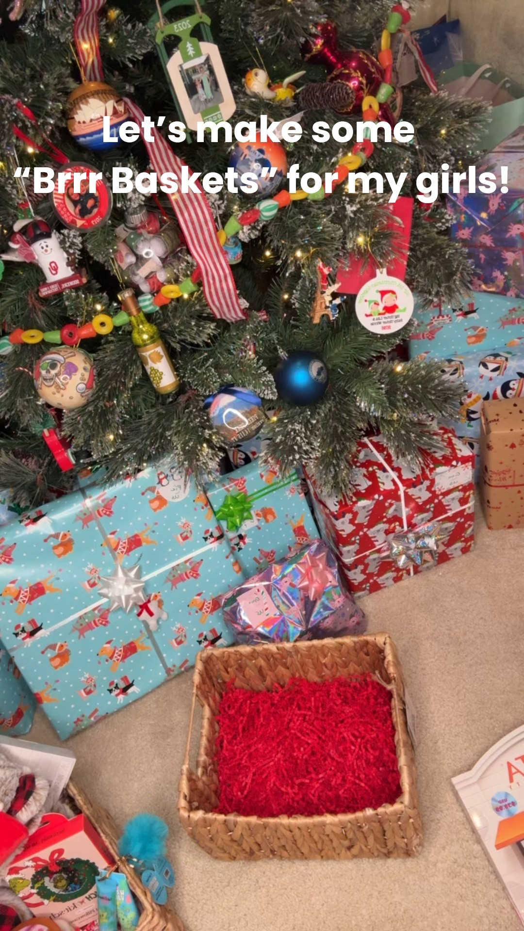 Let’s arrange my girls’ “Brrr Baskets”!

What is a brrr basket? It’s a gift basket full of cozy things for this chilly time of year! If we didn’t already own a billion throw blankets or Stanley’s or cute cocoa mugs, I’d add those in too.

#brrrbasket #brrbasket #christmasbasket #christmasbasketideas #ulta #treehut #dearfoams

#LTKKids #LTKCyberWeek #LTKGiftGuide