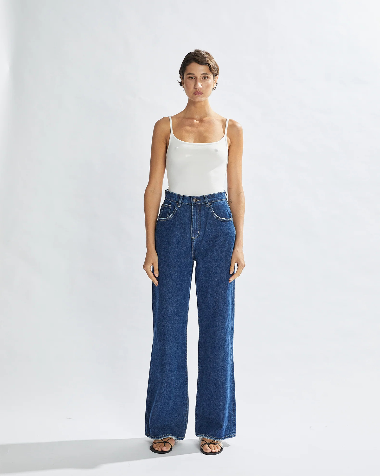 Harley High Rise Jeans Vintage Blue | One Mile