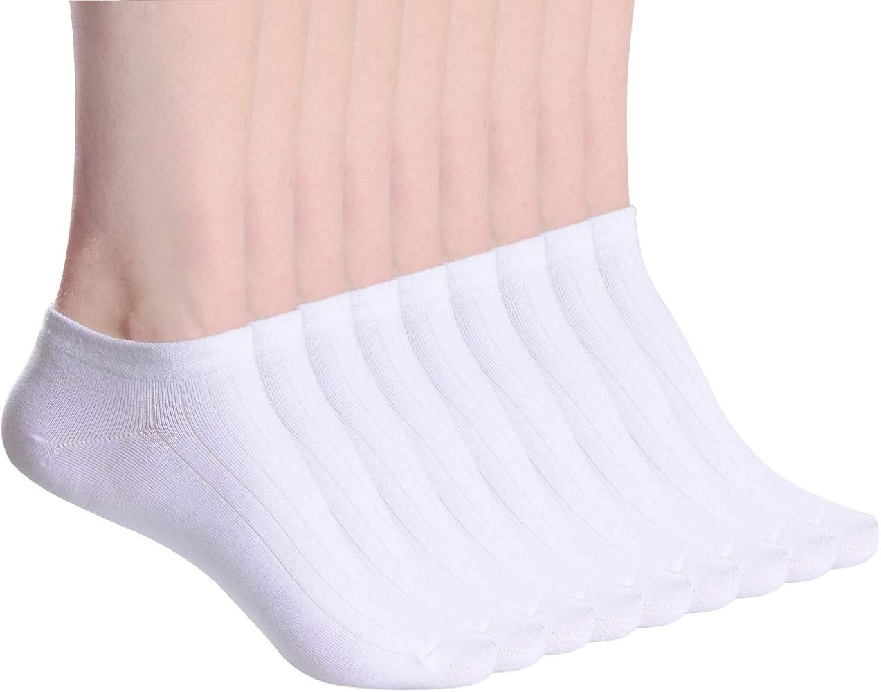 Women's Low Cut Socks,3-15 Pair Ankle No Show Athletic Short Cotton Socks by Sioncy | Amazon (US)