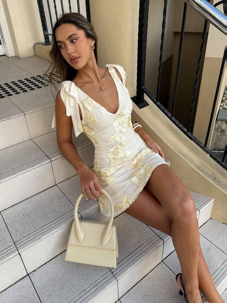 Color: Apricot | SHEIN