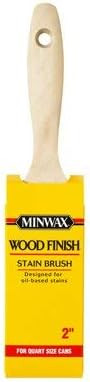 Minwax Wood Finish 2 in. W Flat Black China Bristle Stain Brush | Amazon (US)