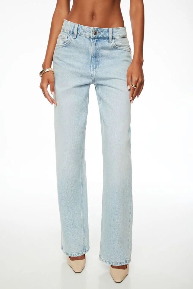 Mika Relaxed Straight Jeans | Dynamite Clothing