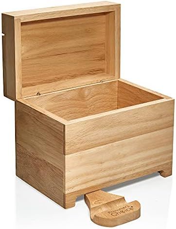 Prosumer's Choice Wooden Recipe Box w/Fold Out Tablet and Smartphone Stand for 4x6 inch Cards | Amazon (US)