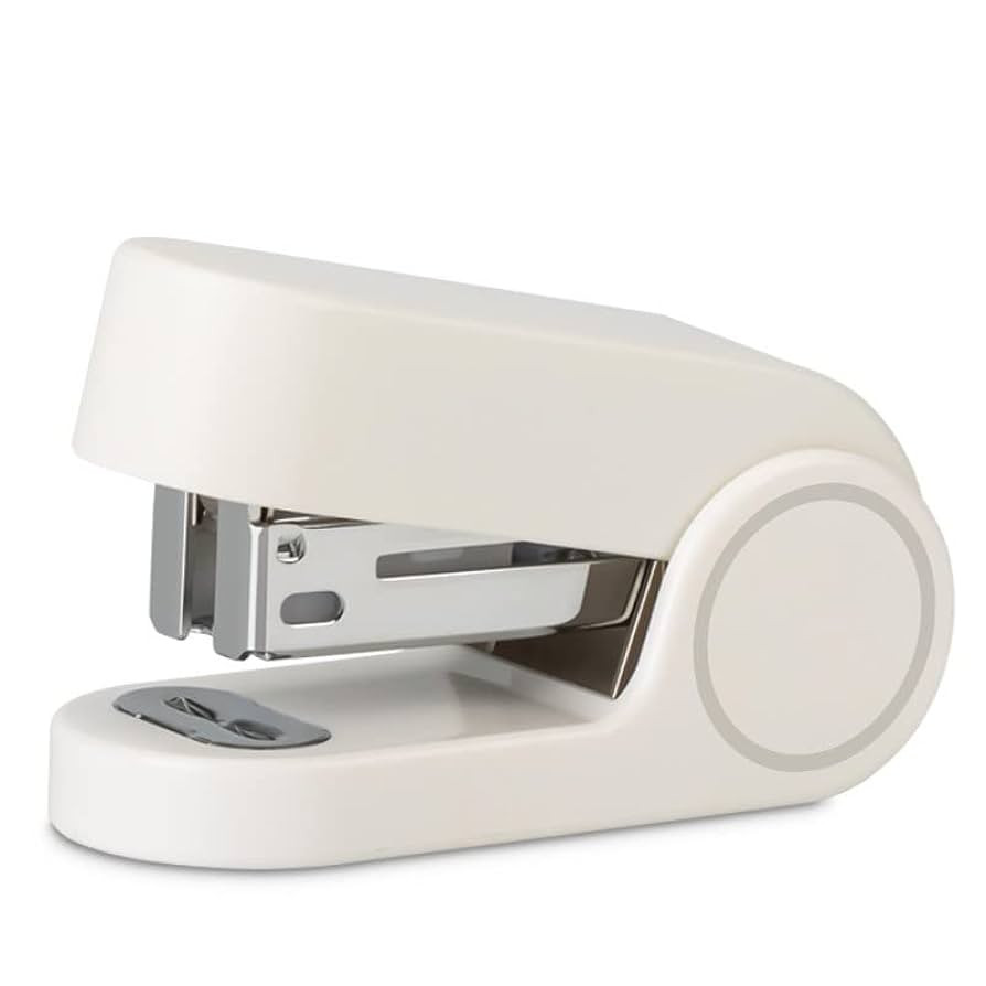 White Color Mini Stapler with 830 Staples,20 Sheet Office Desktop Stapler,Small Cute Compact Trav... | Amazon (US)