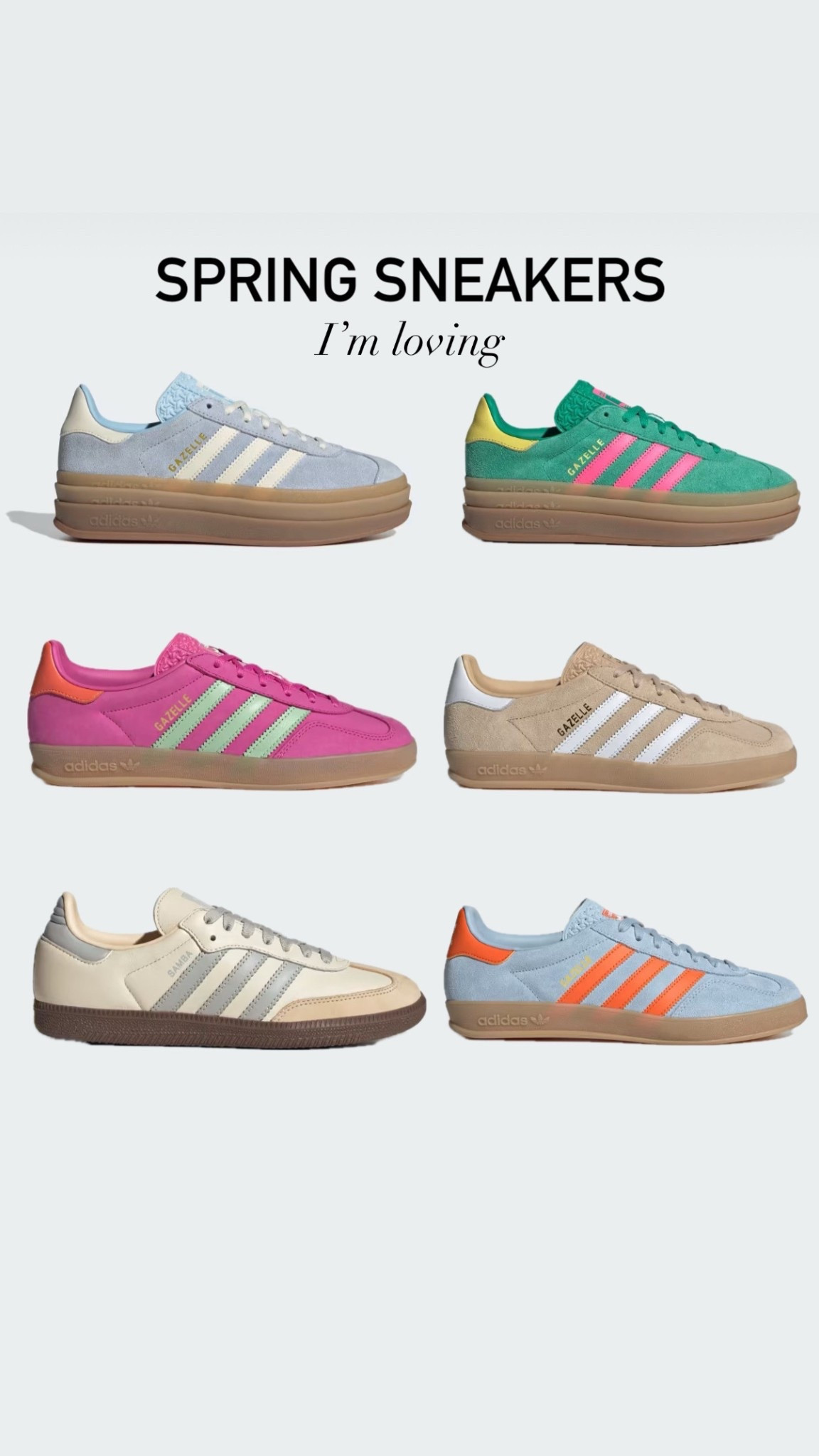 Favs ❤️😍 #adidas #springsneakers 

#LTKSeasonal #LTKFindsUnder100 #LTKShoeCrush