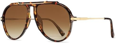 SOJOS Retro Oversized 70s 90s Aviator Sunglasses for Women Men Trendy Vintage Square Sun Glasses ... | Amazon (US)