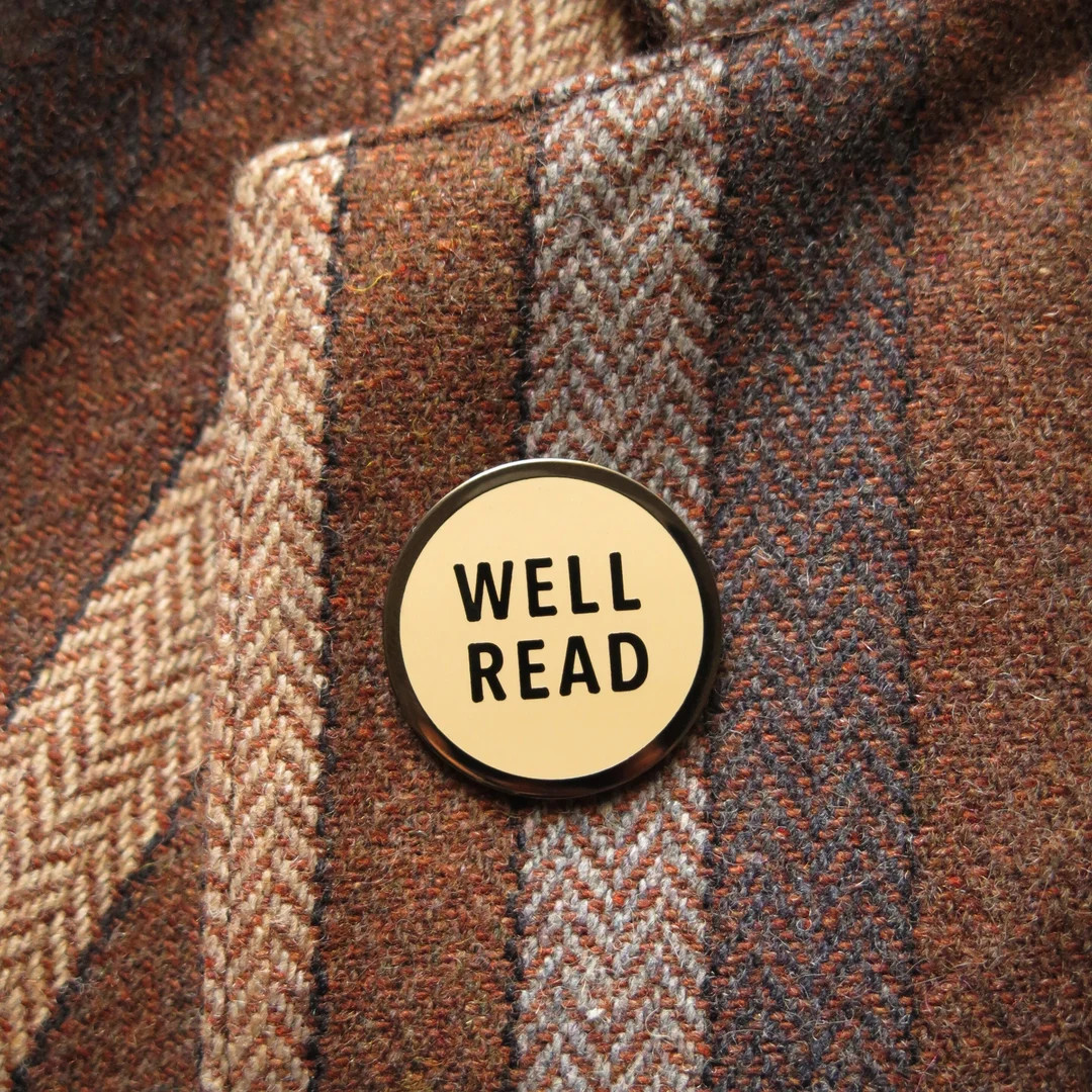 WELL READ Enamel Pin L Cute Bookish Gift L Grad Gift L Father's Day Gift L Bibliophile Book Lover... | Etsy (US)
