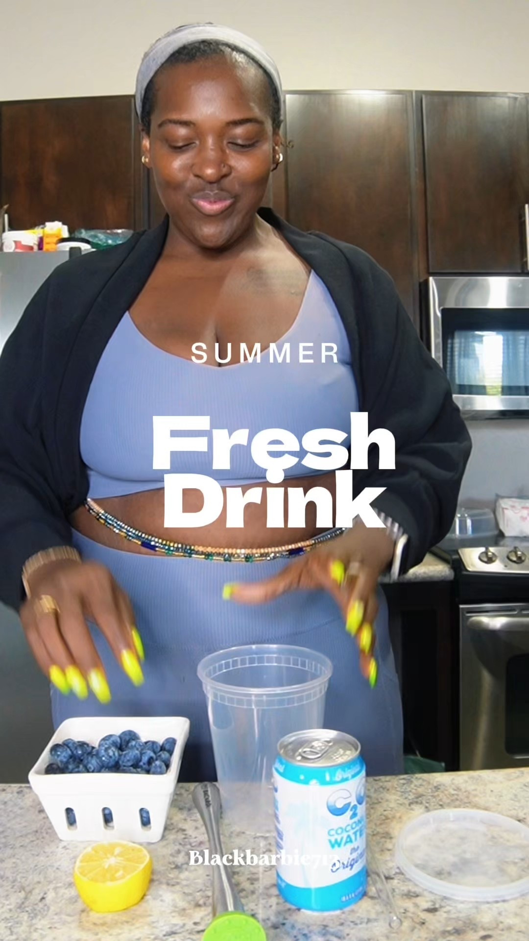 Leave the Liquid IV on the shelf and make your own electrolyte drink at home! This quick and easy recipe includes blueberries, lemon juice, Himalayan pink salt, and coconut water packed with nutrients to keep you hydrated, support recovery, and boost your wellness journey. Perfect for anyone on a GLP-1, plus-size fitness queens, or anyone looking for a healthy alternative to store-bought drinks.

✨ Ingredients & Benefits:
🫐 Blueberries – antioxidants for recovery
🍋 Lemon juice – hydration + vitamin C
🧂 Pink salt – electrolytes for balance
🥥 Coconut water – potassium for muscle function

💬 Question: Would you try this at home? Comment below!

🔔 Subscribe for more wellness tips, easy recipes, and my GLP-1 journey updates.

#LTKHome #LTKActive #LTKFindsUnder50