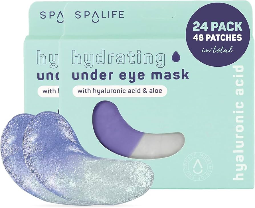 SpaLife Beauty Anti-Aging Under Eye Masks – Hydrogel Eye Patches for Fine Lines, Dryness, & Dul... | Amazon (US)