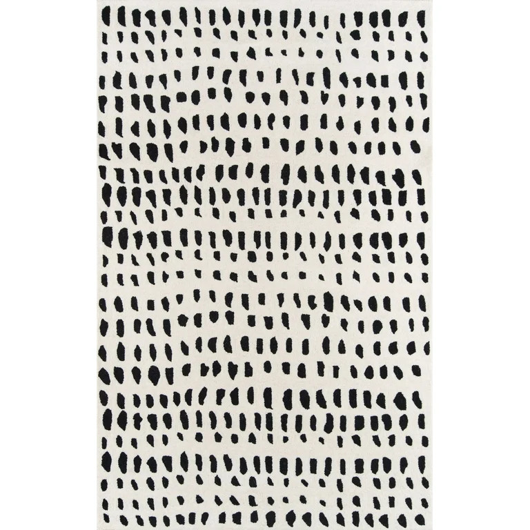 Momeni Geometric Modern Area Rugs, Off-White, 60" x 96" | Walmart (US)
