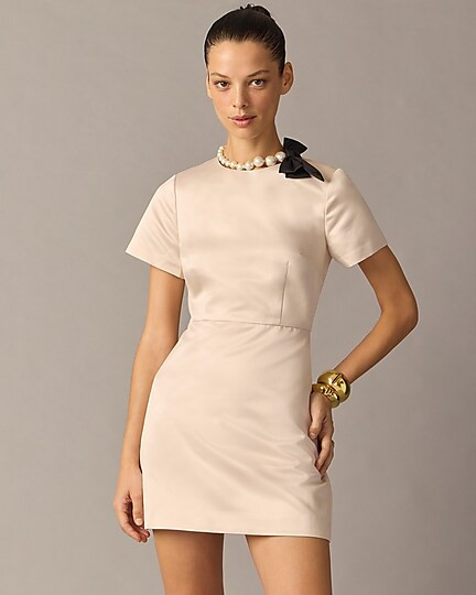 Collection A-line mini dress in duchesse satin | J. Crew US