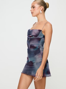 Sugar Mini Dress Purple Multi | Princess Polly US