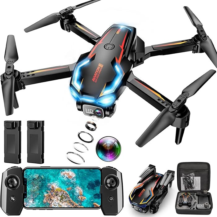 Drone with Camera for Adults, 2K HD FPV Drones with Upgrade Altitude Hold, One-Key Take Off/Landi... | Amazon (US)