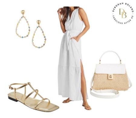 It’s the season of the white summer dress and I couldn’t be more pleased! 😀 
I love this long, linen maxi dress from @nordstrom 
Pair it with dainty gold sandals and a chic Whicker bag and you are all set for cocktails on the patio! 


#LTKOver40 #LTKSeasonal