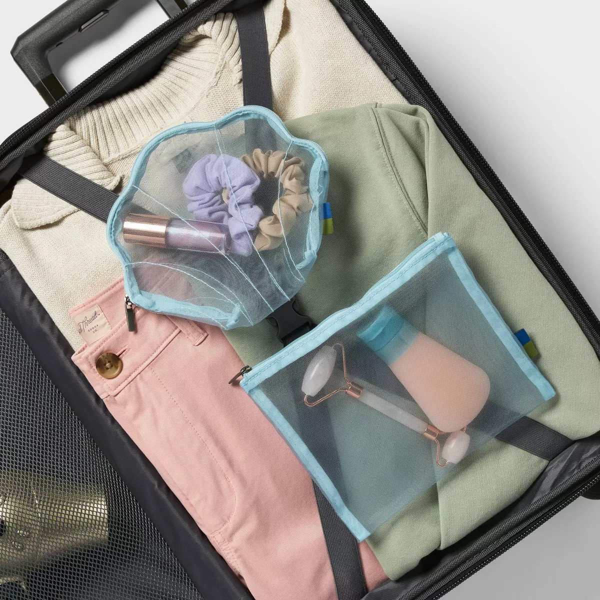 2pk Mesh Shell Pouch Packing Bag - Open Story™ - Blue | Target