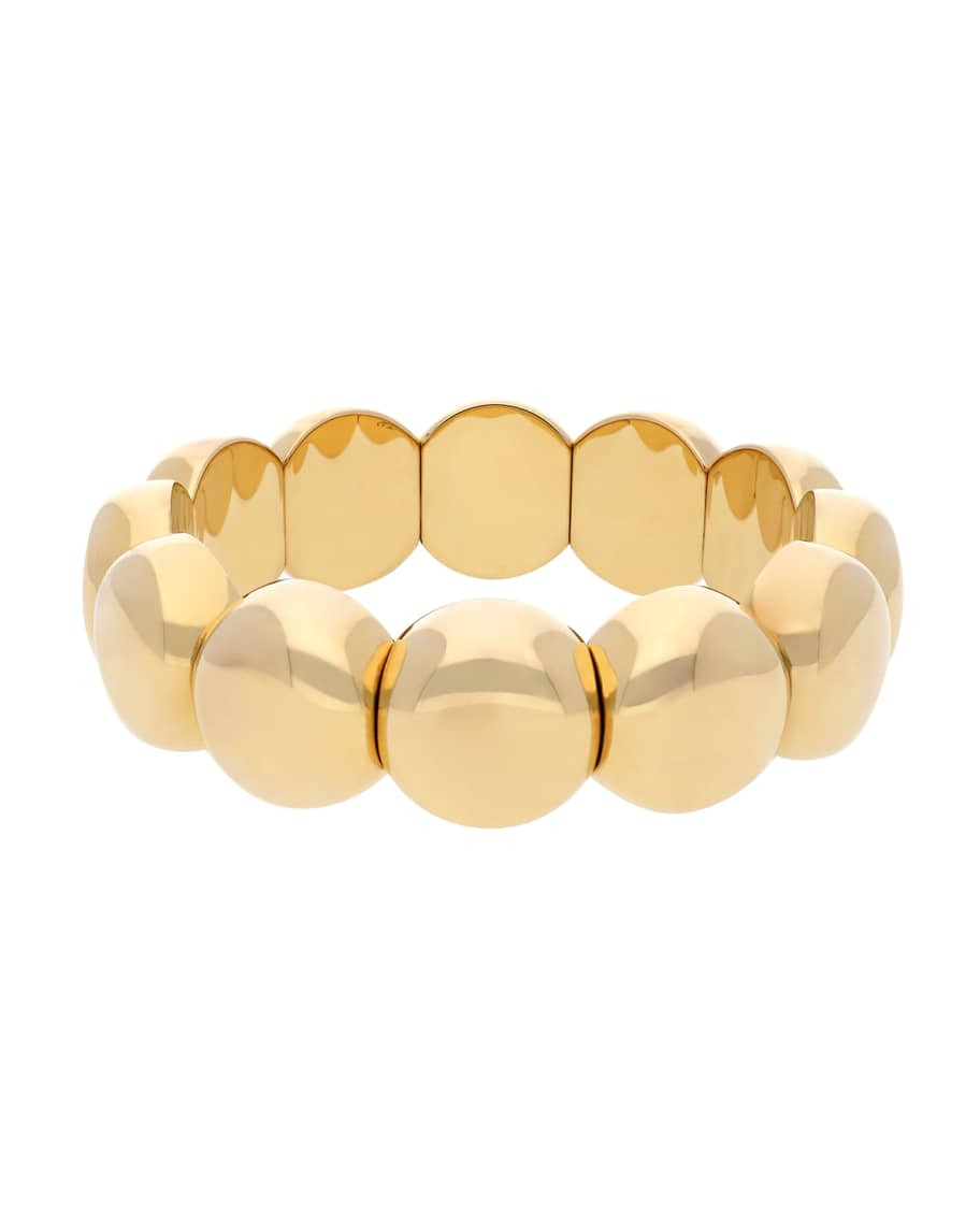 AURA 18k Gold Overlay Stretch Bracelet | Neiman Marcus