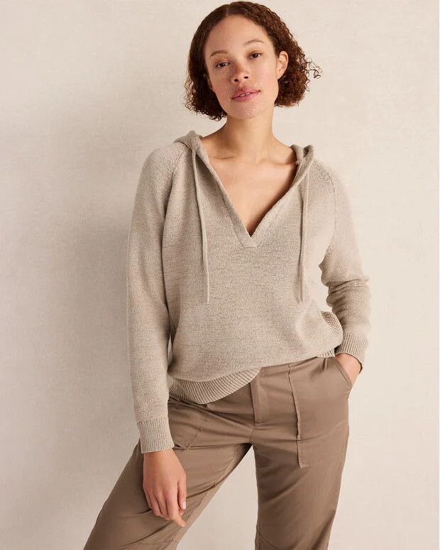 Cotton Tape Yarn Hoodie | Talbots