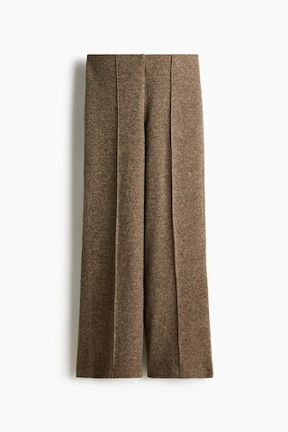 Rib-Knit Creased Pants | H&M (US + CA)