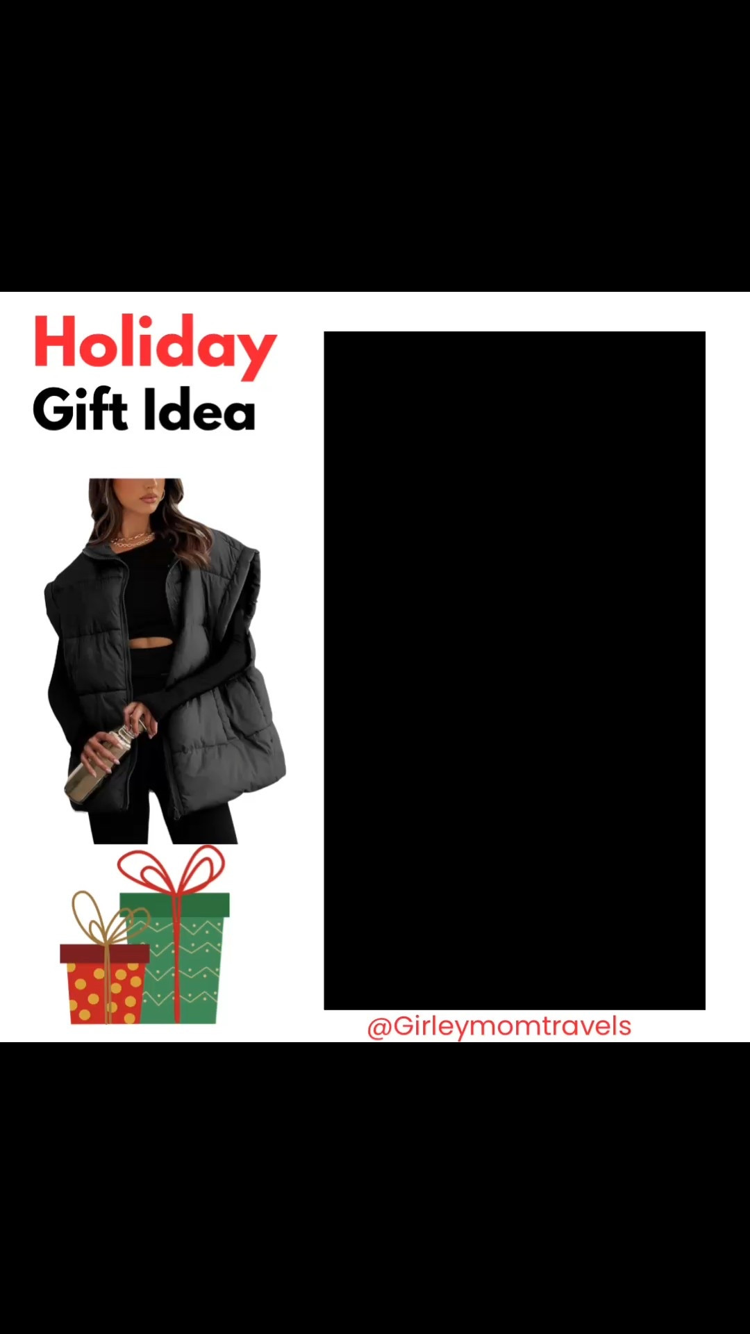 This oversized puffer vest is great with leggings. Pair with a Chelsea Ugg boot or sneakers. Makes a great gift. More colors available.

#LTKGiftGuide #LTKootd #LTKCyberWeek