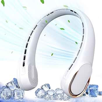 ASNUG Portable Neck Fan, Bladeless Neck Fan, USB Rechargeable Personal Fan, 4000 mAh Battery Oper... | Amazon (US)