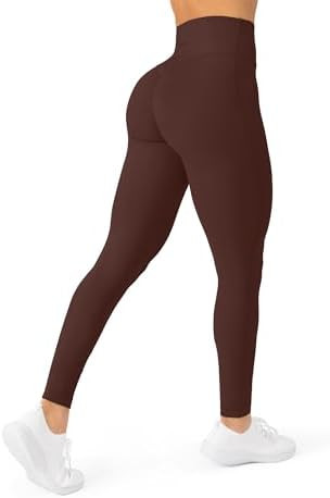 PAVOI ACTIVE Buttery Soft Workout Leggings for Women - High Waisted No Front Seam Gym Leggings Yo... | Amazon (US)