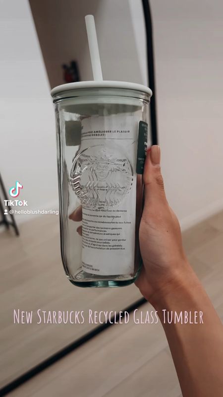 Starbucks glass tumbler iced coffee viral TikTok finds

#LTKhome #LTKFind #LTKSeasonal