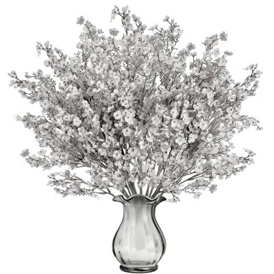 Babys Breath Artificial Flowers Gypsophila Bouquets Bulk Real Touch Fake Silk Flowers For Home Wedding DIY Floral Arrangement Kitchen Table Centerpiec | Wayfair North America