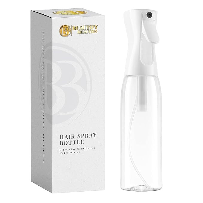 BeautifyBeauties Spray Bottle For Hair – Continuous Mister Spray Bottle for Hairstyling, Cleani... | Amazon (US)