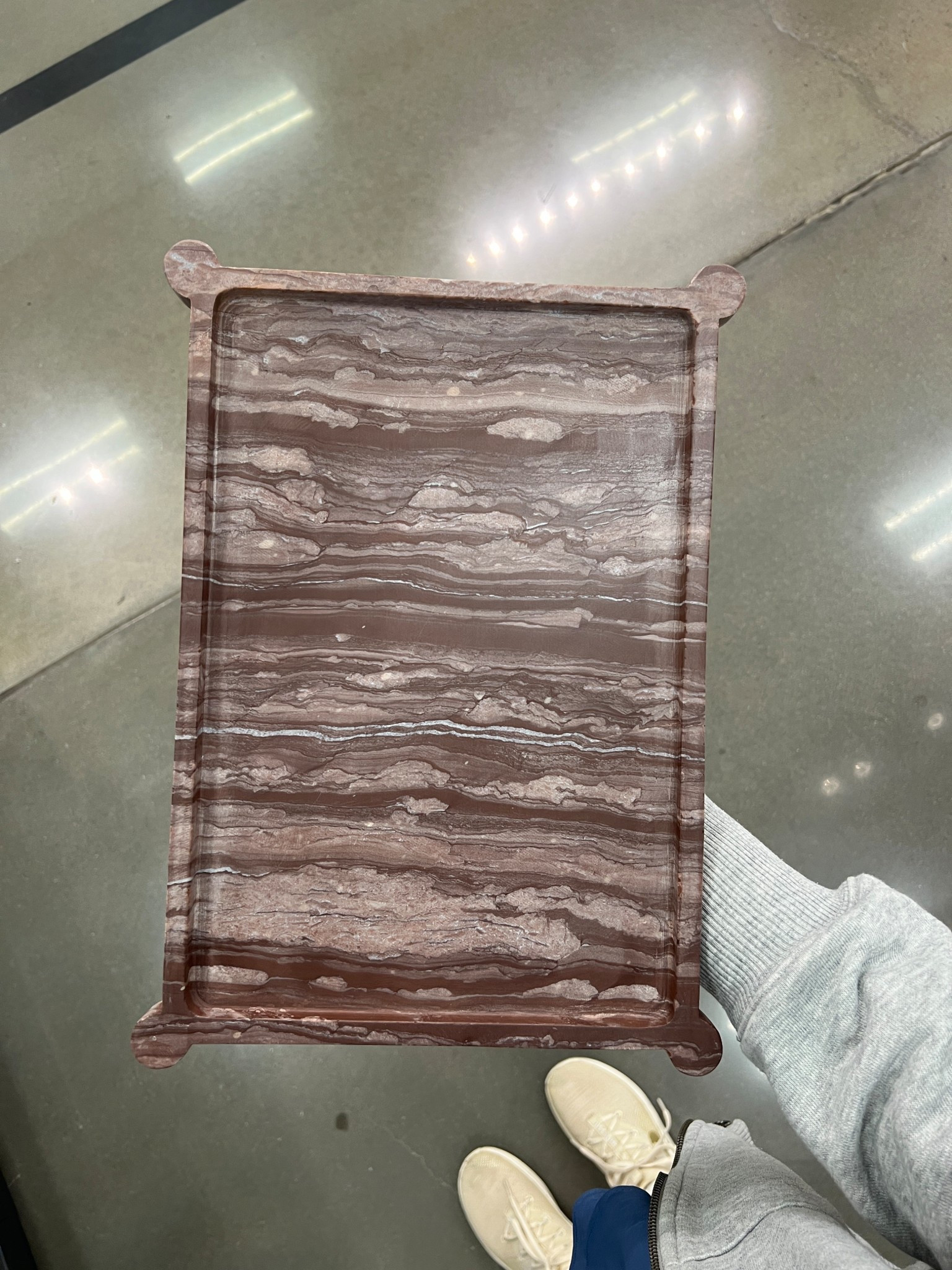 The minimalist in you will love this Marble Tray from Threshold™ designed with Studio McGee. This decorative tray is designed in a brown hue and features outward corners in a round shape for a distinct look. Designed in a rectangular shape, you can place this marble tray on the console table to display small planters or use it to organize keys, trinkets and other items.

Threshold™ designed with Studio McGee: Looks like home, feels like you.

#LTKFindsUnder50 #LTKSeasonal #LTKHome