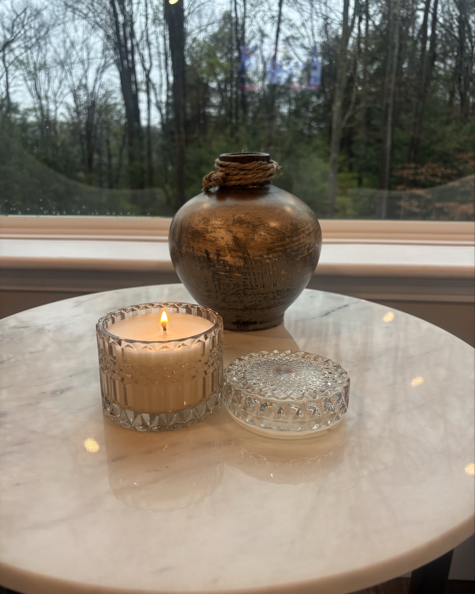 The best candle I have EVER smelled. Oh my goodness!! My exact one sold out- but the same smell in another gorgeous container and a few other smells are still in stock! 