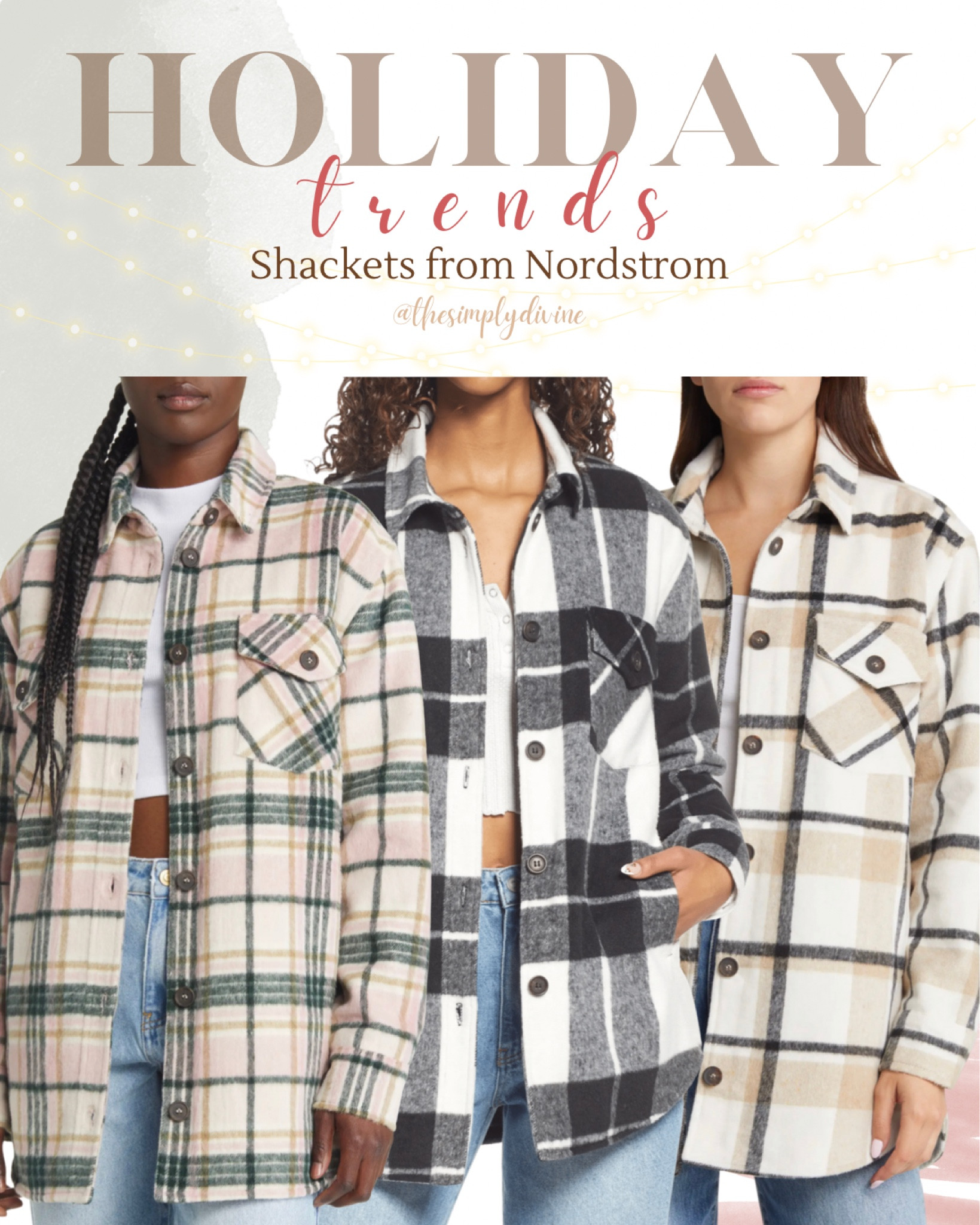 Shackets from Nordstrom. 🥰🛒

| Nordstrom | shacket | holiday | gift guide | seasonal | gifts for her | 

#LTKGiftGuide #LTKHoliday #LTKunder50