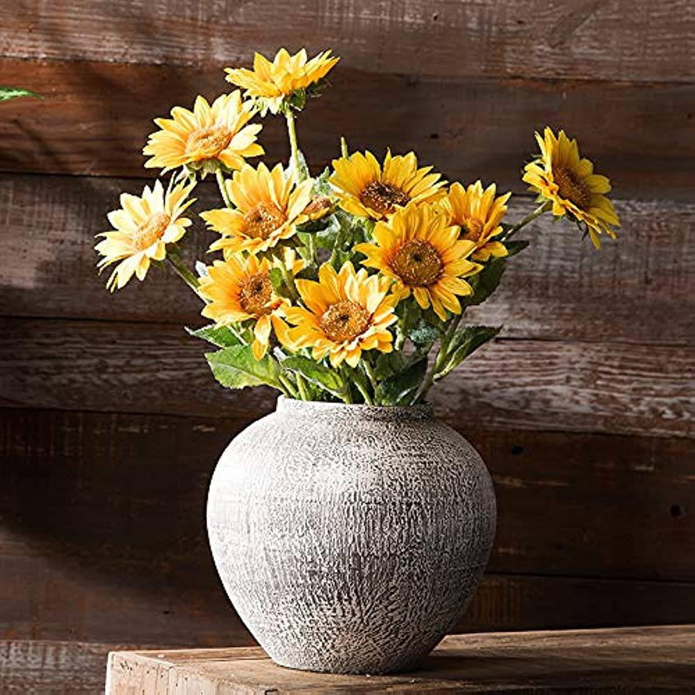 MARKABLE Modern Simple Handmade coarse Clay Pot(8.7''*8.3'') | Amazon (US)