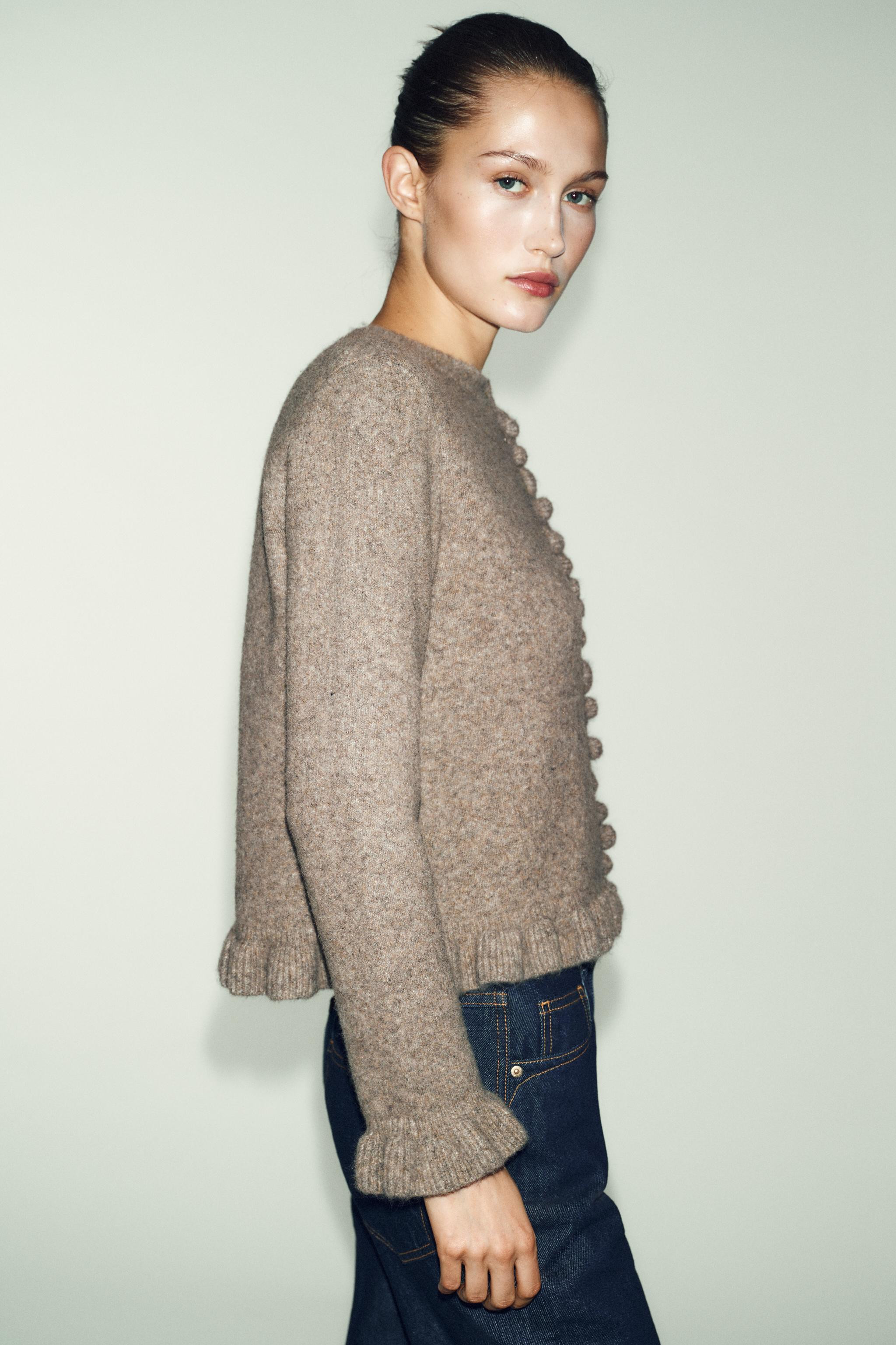 RUFFLED CARDIGAN | Zara US