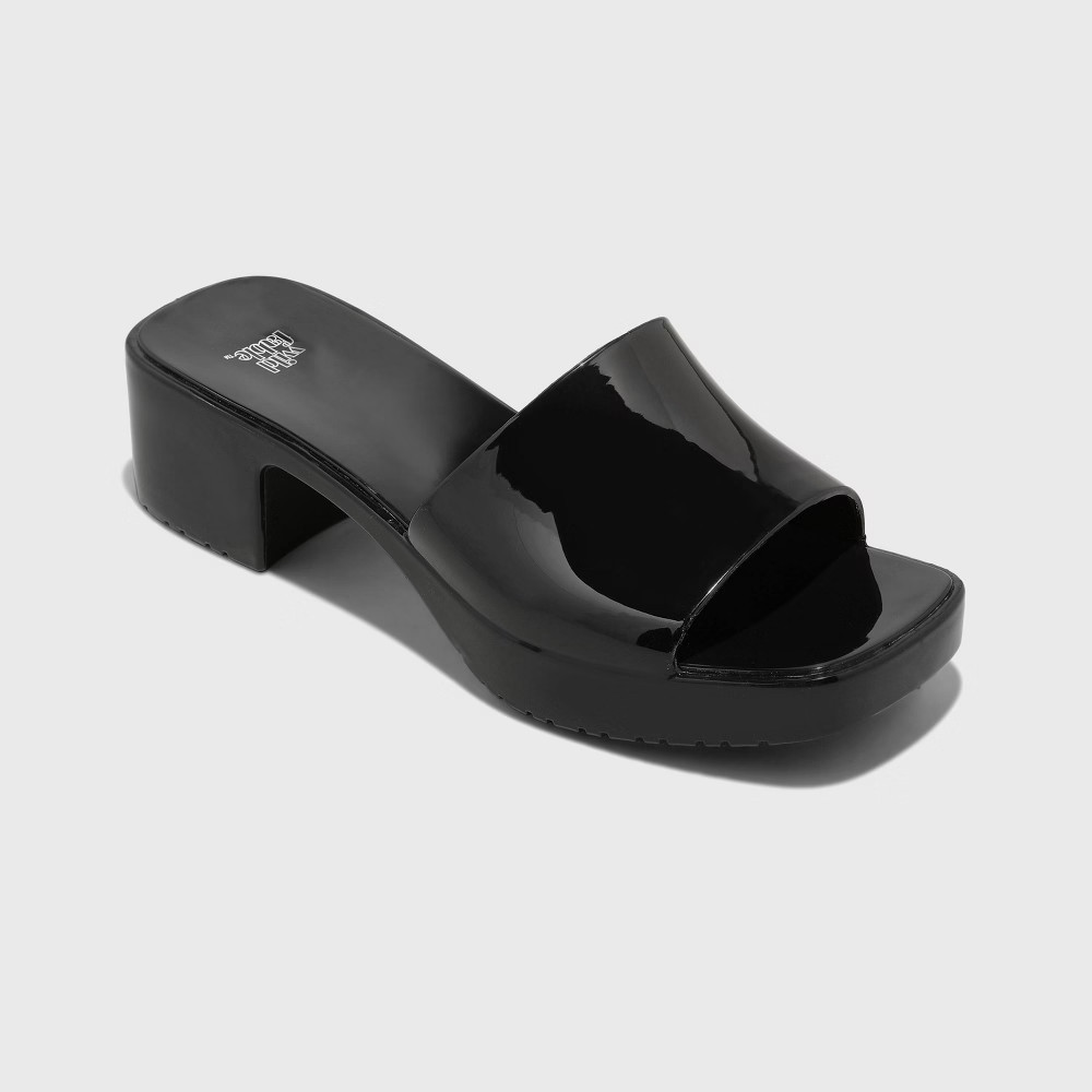 Women's Macy Mule Heels - Wild Fable Black 12 | Target