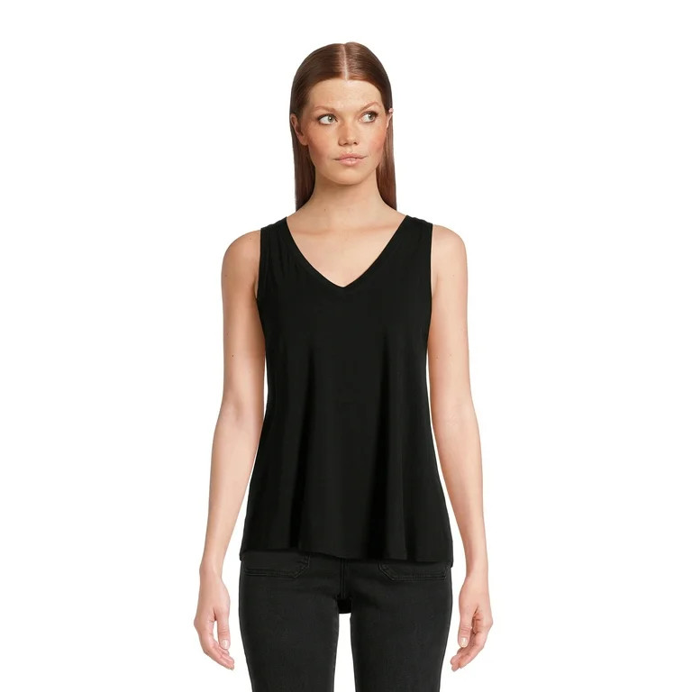 Time and Tru Women's High Low Tank Top, Sizes S-XXXL - Walmart.com | Walmart (US)