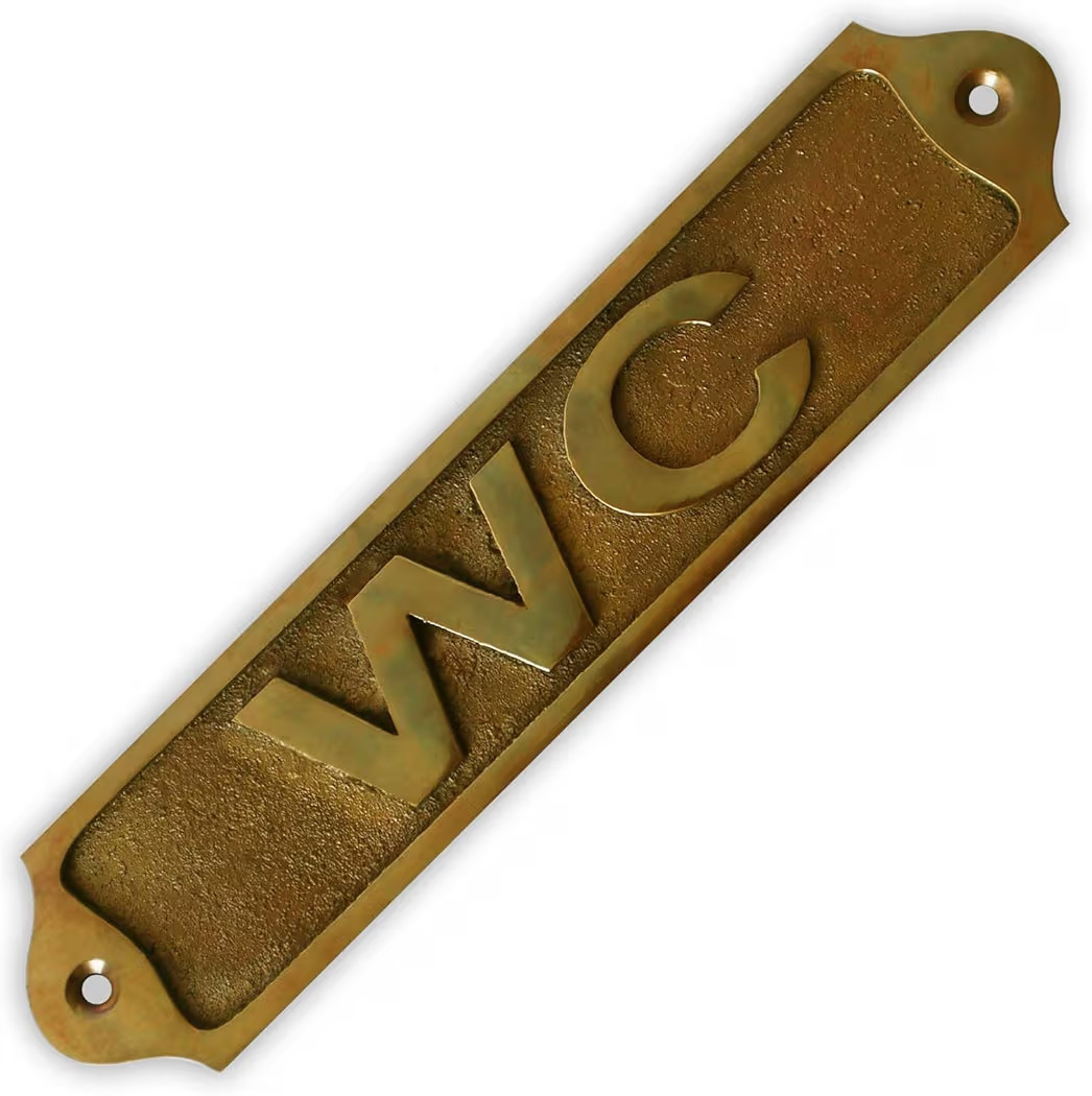 Sam Star Brass Metal Door Sign Plaques - Antique Finish - Easy DIY Installation - Best Home Decor... | Amazon (US)