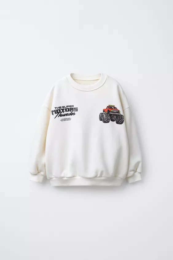 CAR PRINT SWEATSHIRT | Zara US