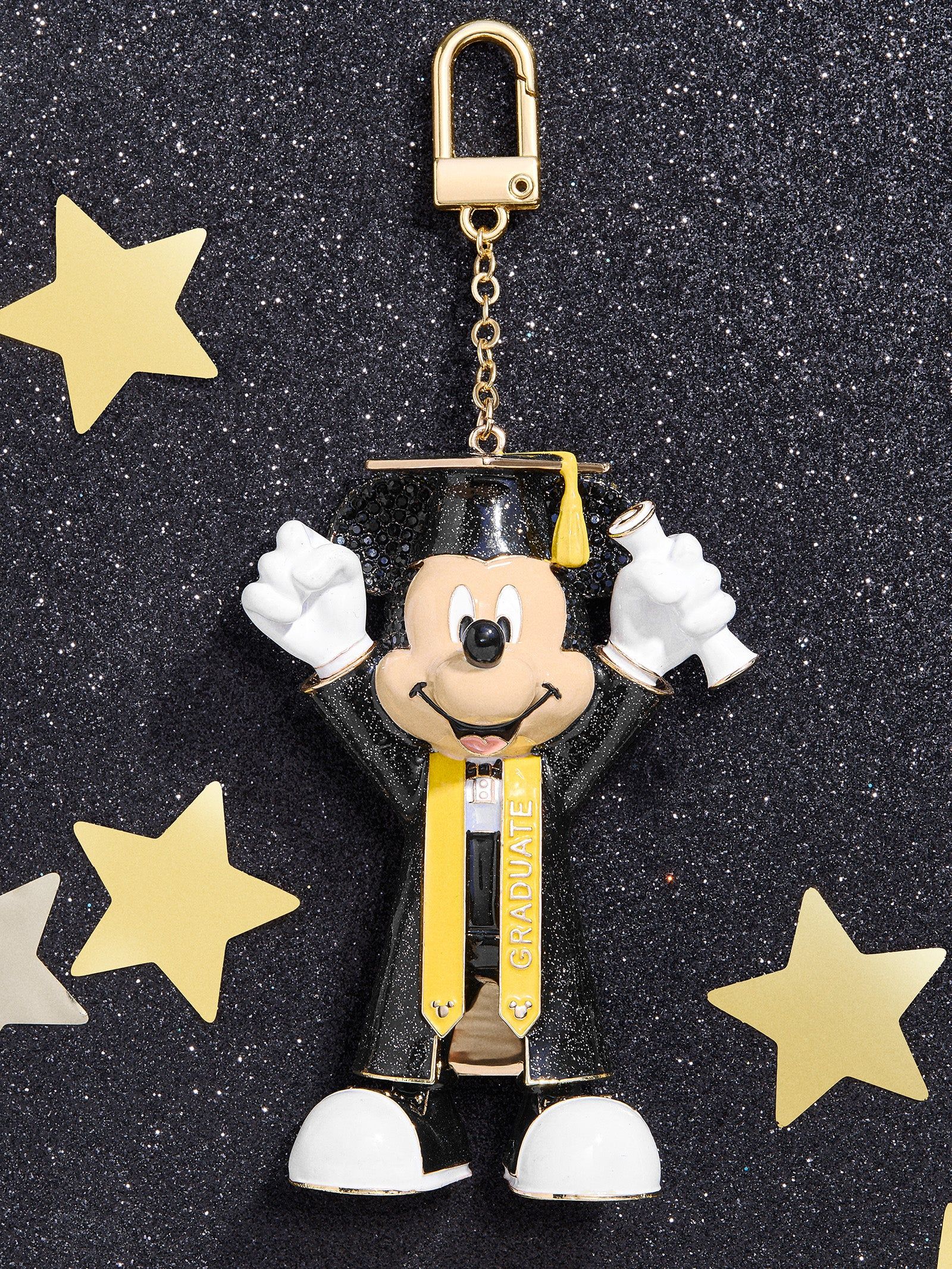 Mickey Mouse Disney Graduation Bag Charm - Mickey Mouse Graduation | BaubleBar (US)