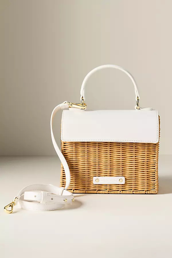 Modern Picnic Mini Wicker Luncher | Anthropologie (US)