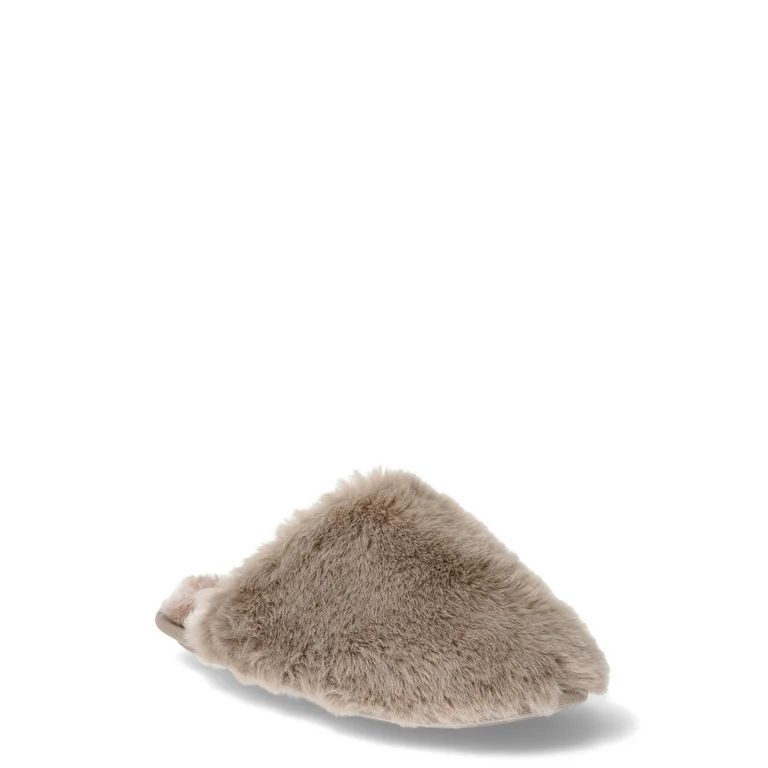 Joyspun Women's Plush Scuff Slippers - Walmart.com | Walmart (US)