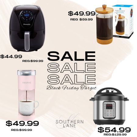 It’s SALE season!!!!! These make great gifts. I have the air fryer and it makes AMAZING French fries and chicken nuggets! I also have the pink coffee maker for my classroom! 🎄💓 items are going fast! 

#LTKHoliday #LTKunder50 #LTKsalealert