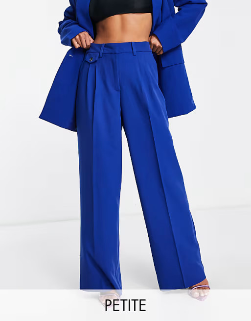 Vero Moda Petite tailored suit in colbalt blue | ASOS (Global)